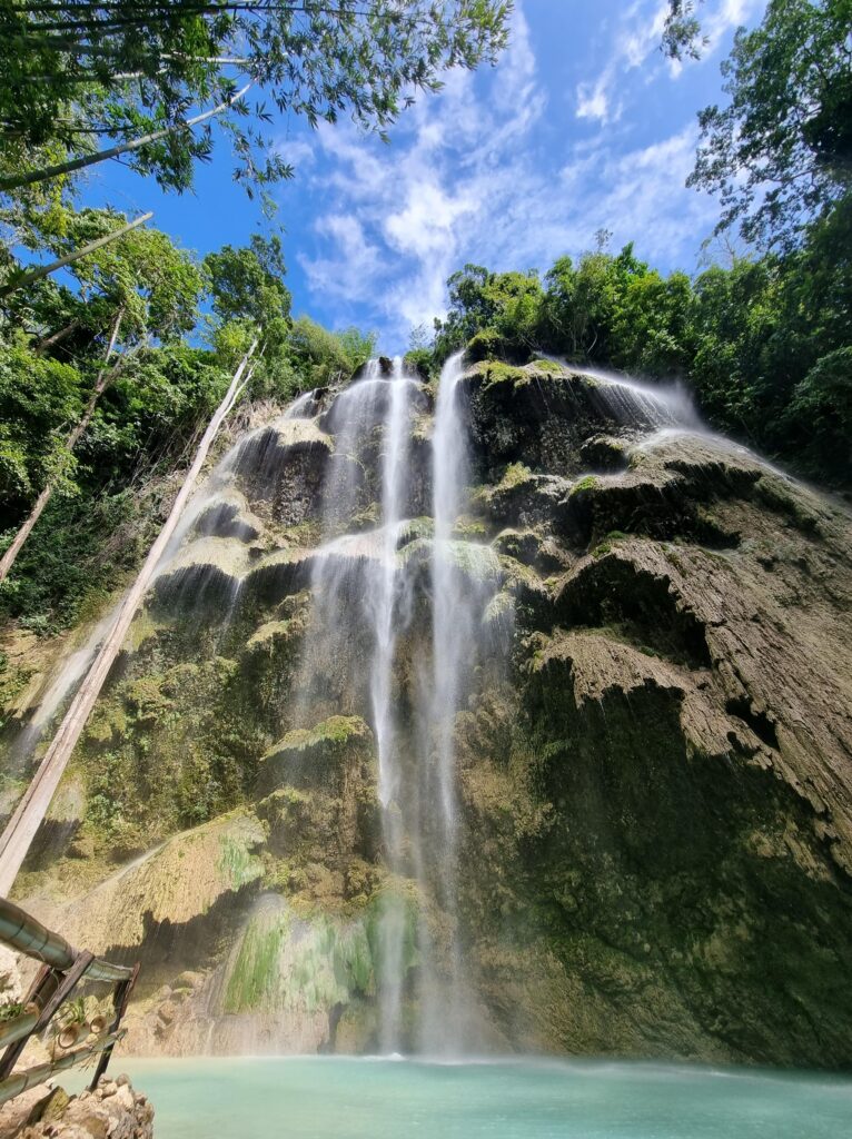 Tumalog Waterfalls. Cebu Tourist Spots